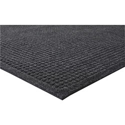 Genuine Joe Eternity Rubber Floor Mat, 4' x 6', Gray
