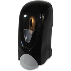 Genuine Joe Foam Soap Dispenser, Refillable, 33.8oz Cap, .7mil Disp, BK/GY