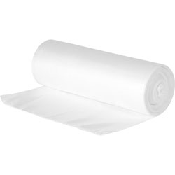 Genuine Joe Heavy-duty Trash Can Liners - 60 gal - 39 in x 58 in Length x 2.50 mil (63 Micron) Thickness - Clear - 50/Carton - Waste Disposal, Debris, Office Waste, Food Waste