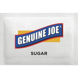 Genuine Joe Sugar Packets, 1200/PK, White