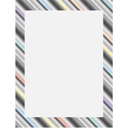 Geographics Rainbow Dazzle Design Poster Board, Fun and Learning, Project, Sign, Display, Art, 28 in x 22 in, Rainbow Dazzle design, 25/Carton, White