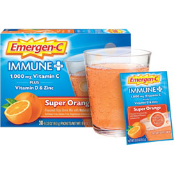 GlaxoSmithKline Immune Plus Powder Drink Mix - For Immune Support - Super Orange - 1 / Each