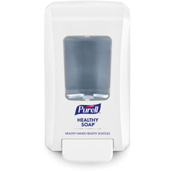 Purell FMX-20 Soap Push-Style Dispenser, 2,000 mL, 4.68 x 6.5 x 11.66, For K-12 Schools, White