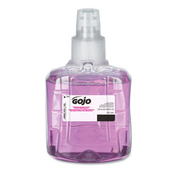 Gojo Antibacterial Plum Foam Hand Wash, 1200mL, Plum Scent, Clear Purple