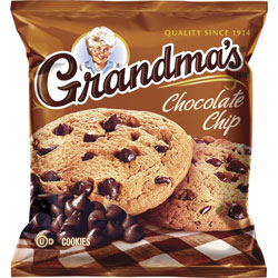Grandma's Chocolate Chip Cookies, Chocolate Chip, 2.88 oz, 60/Carton