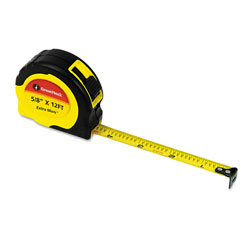 Great Neck Tools ExtraMark Power Tape, 5/8 in x 12ft, Steel, Yellow/Black