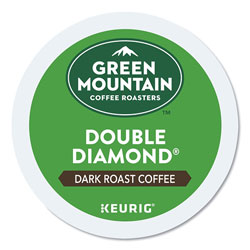 Green Mountain Double Black Diamond Extra Bold Coffee K-Cups, 24/Box