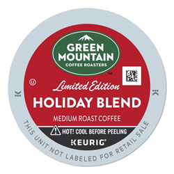 Green Mountain Holiday Blend K-Cups, Medium Roast, 24/Box