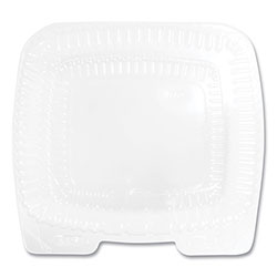 Handi-Foil Handi-Lock Single Compartment Food Container, 5.63 w x 3.25 d, Clear, Plastic, 500/Carton