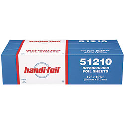 Handi-Foil Interfold Sheets, 10.75 x 12, 3,000 Sheets/Carton