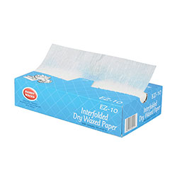 Handy Wacks Interfolded Dry Waxed Paper, 10.75 x 10, 500 Box, 12 Boxes/Carton