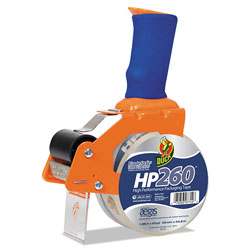Henkel Consumer Adhesives Bladesafe Antimicrobial Tape Gun with Tape, 3 in Core, Metal/Plastic, Orange
