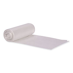 Heritage Bag Eco Blend Max Can Liners, 33 gal, 0.8 mil, 33 in x 39 in, Clear, 25 Bags/Roll, 8 Rolls/Carton