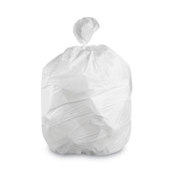 Heritage Bag Linear Low-Density Can Liners, 30-35 gal, 1.4 mil, 33 x 45, White, 200/Carton