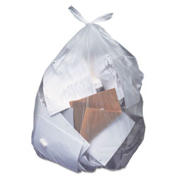 Heritage Bag Linear Low-Density Can Liners, 16 gal, 0.35 mil, 24 in x 32 in, Clear, 500/Carton