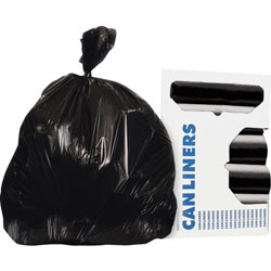 Heritage Bag Reprime Black Trash Bags, 0.9 Mil, 33 in X 44 in, Case of 100
