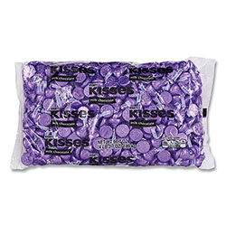 Hershey's® KISSES, Milk Chocolate, Purple Wrappers, 66.7 oz Bag