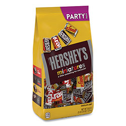 Hershey's® Miniatures Variety Party Pack, Assorted Chocolates, 35.9 oz Bag