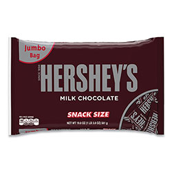 Hershey's® Snack Size Bars, Milk Chocolate, 19.8 oz Bag
