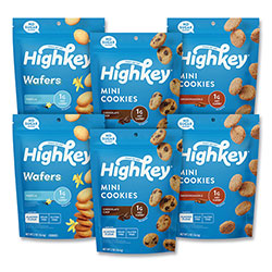 HighKey® Variety Pack, Assorted Flavors, 2 oz Packet, 6/Carton