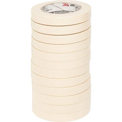 Highland Economy Masking Tape, 3 in Core, 0.7 in x 60.1 yds, Tan