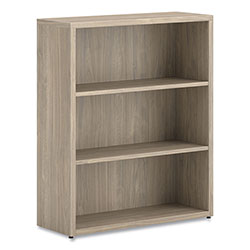 Hon 10500 Series Laminate Bookcase, Three Shelves, 36 in x 13 in x 43.75 in, Kingswood Walnut