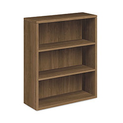 Hon 10500 Series Laminate Bookcase, Three-Shelf, 36w x 13.13d x 43.38h, Pinnacle