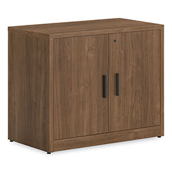 Hon 10500 Series Storage Cabinet with Doors, Two Shelves, 36 in x 20 in x 29.5 in, Pinnacle