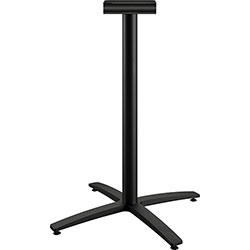 Hon Between Table Standing Height Black X-base - Charcoal Black X-shaped Base - 41 in Height, Black
