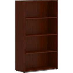Hon Bookcase, 4-Shelf, Adjustable, 30 inx13 inx53 in , Mahogany