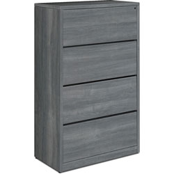 Hon Lateral File, 4-Drawer, 36 inx20 inx59-1/8 in , Sterling Ash