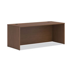 Hon Mod Desk Shell, 72 in x 30 in x 29 in, Sepia Walnut, 2/Carton