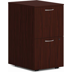 Hon Mod HLPLPMFF Pedestal - 15 in x 20 in x 28 in - 2 x File Drawer(s) - Finish: Traditional Mahogany