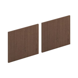 Hon Mod Laminate Doors for 72 inW Mod Desk Hutch, 17.86 x 14.82, Sepia Walnut 2/Carton
