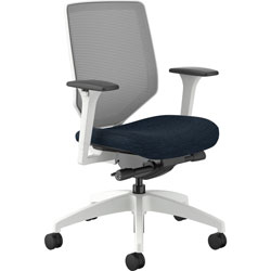 Hon Task Chair,Mesh Back,29-1/2 inx29-1/2 inx42-1/2 in ,Fog/Midnite/WE
