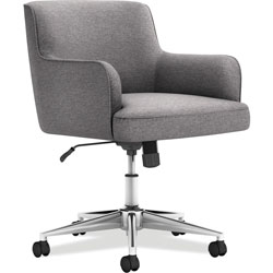 Hon Matter Multipurpose Chair, 23 in x 24.8 in x 34 in, Light Gray Seat, Light Gray Back, Chrome Base, Ships in 7-10 Business Days