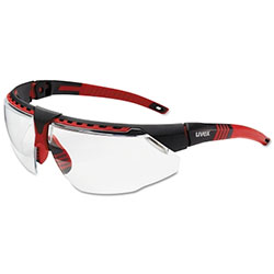 Honeywell Avatar™ Eyewear, Clear Lens, Anti-Fog, Red Frame
