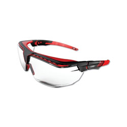 Honeywell Avatar™ OTG Eyewear, Clear, Polycarbonate, Anti-Reflective Lens, Red/Black