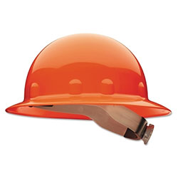 Honeywell E1RW Full Brim Hard Hats, Ratchet, SuperEight, Orange