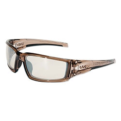 Honeywell Hypershock™ Safety Eyewear, SCT-Reflect 50 Polycarbonate Lens, Hardcoat, Smoke Brown Polycarbonate Frame