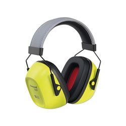 Honeywell VeriShield™ 100 Series Passive Earmuffs, VS130HV, 30 NRR, Hi-Viz Yellow
