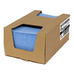Hospeco Deluxe Foodservice Wiper, 13 x 17, Blue, 150/Carton