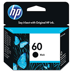 HP 60, (CC640WN) Black Original Ink Cartridge