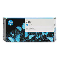 HP HP 738 (676M6A) Cyan Original DesignJet Ink Cartridge