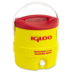 Igloo 400 Series Cooler, 3 gal, Red/Yellow