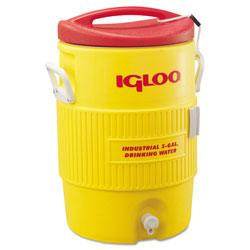 Igloo 400 Series Cooler, 5 gal, Red/Yellow