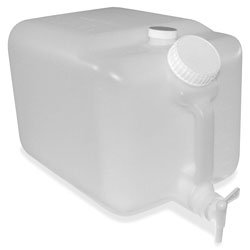 Impact E-Z Fill Container, 5 Gallon, 9.5 in x 10 in, 6/CT, Translucent