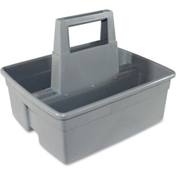 Impact Maids' Basket Gray with Inserts, 2 Compartment(s), 29.3 in, x 8 in Width13.7 in Length, Gray, 6/Carton