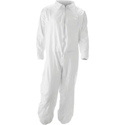 Impact Promax Coverall, Large, 25/CT, White