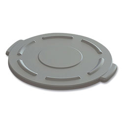 Impact Value-Plus Gator Container Lids, For 20 gal, Flat-Top, 20.4 in Diameter, Gray